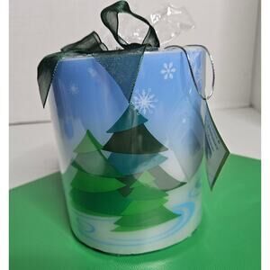 DISCOUNTED! NEW Luminary Colonial Candle tealight "Shimmer & Shine", 2008 Tree